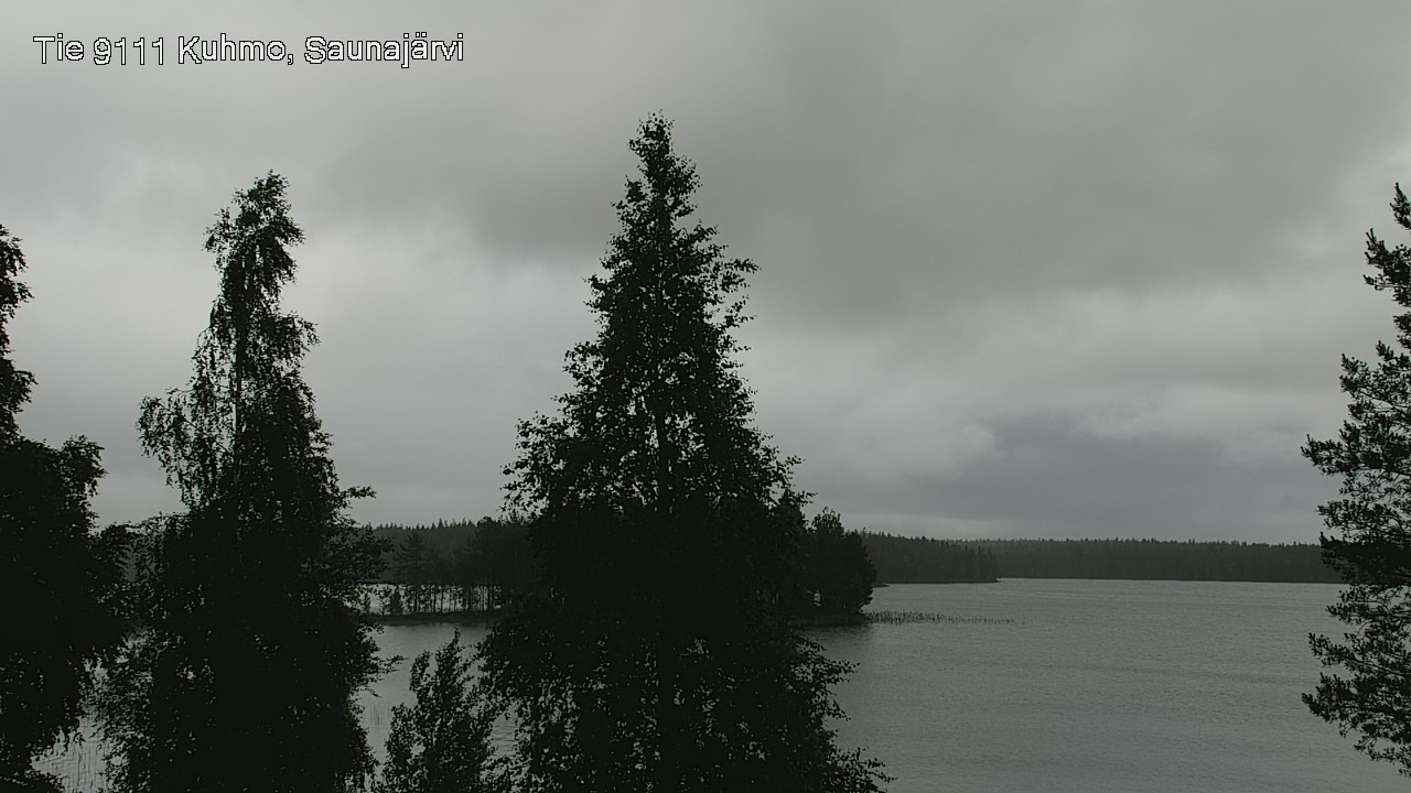 Weather Camera Image Väg 9111 Kuhmo, Saunajärvi, Kuhmo, Kainuu