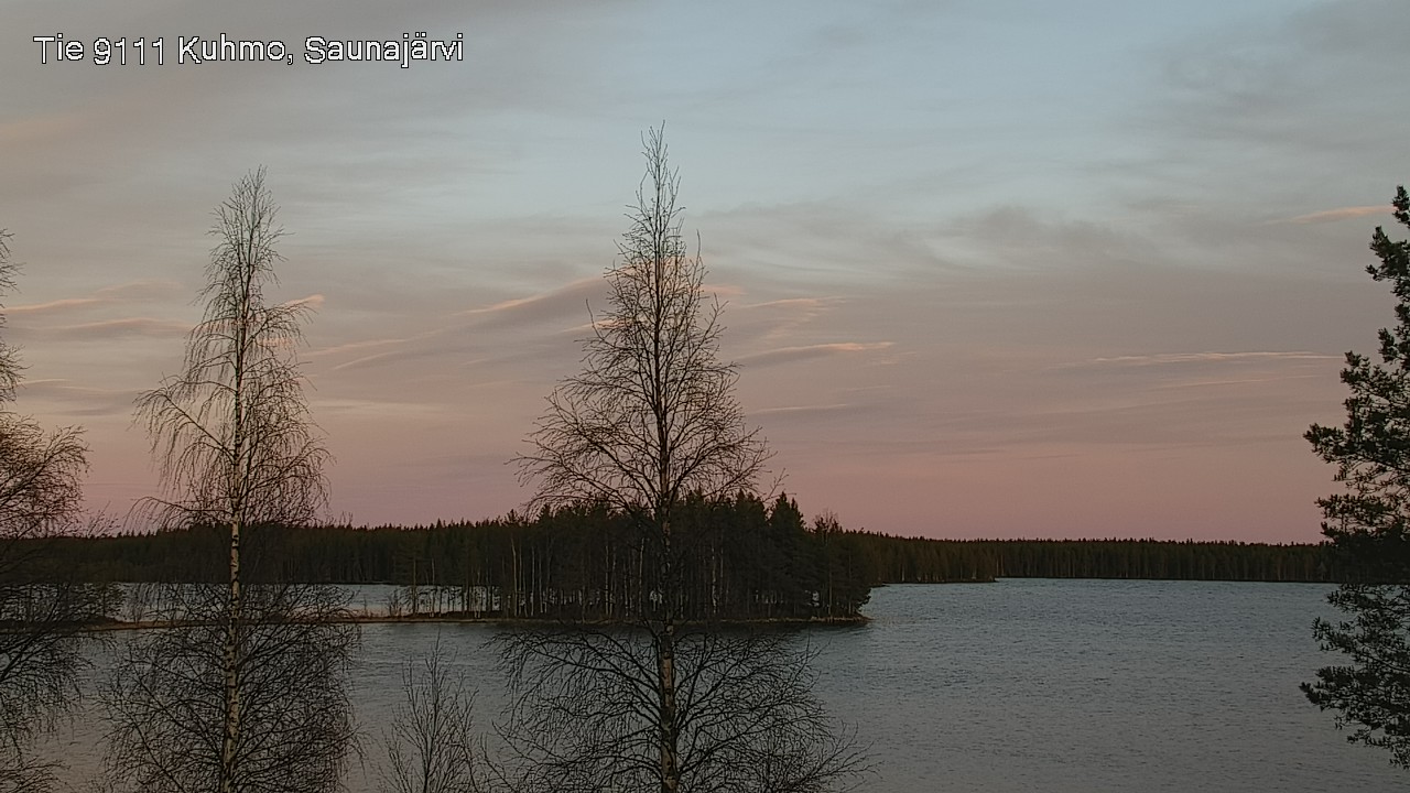 Weather Camera Image Väg 9111 Kuhmo, Saunajärvi, Kuhmo, Kainuu