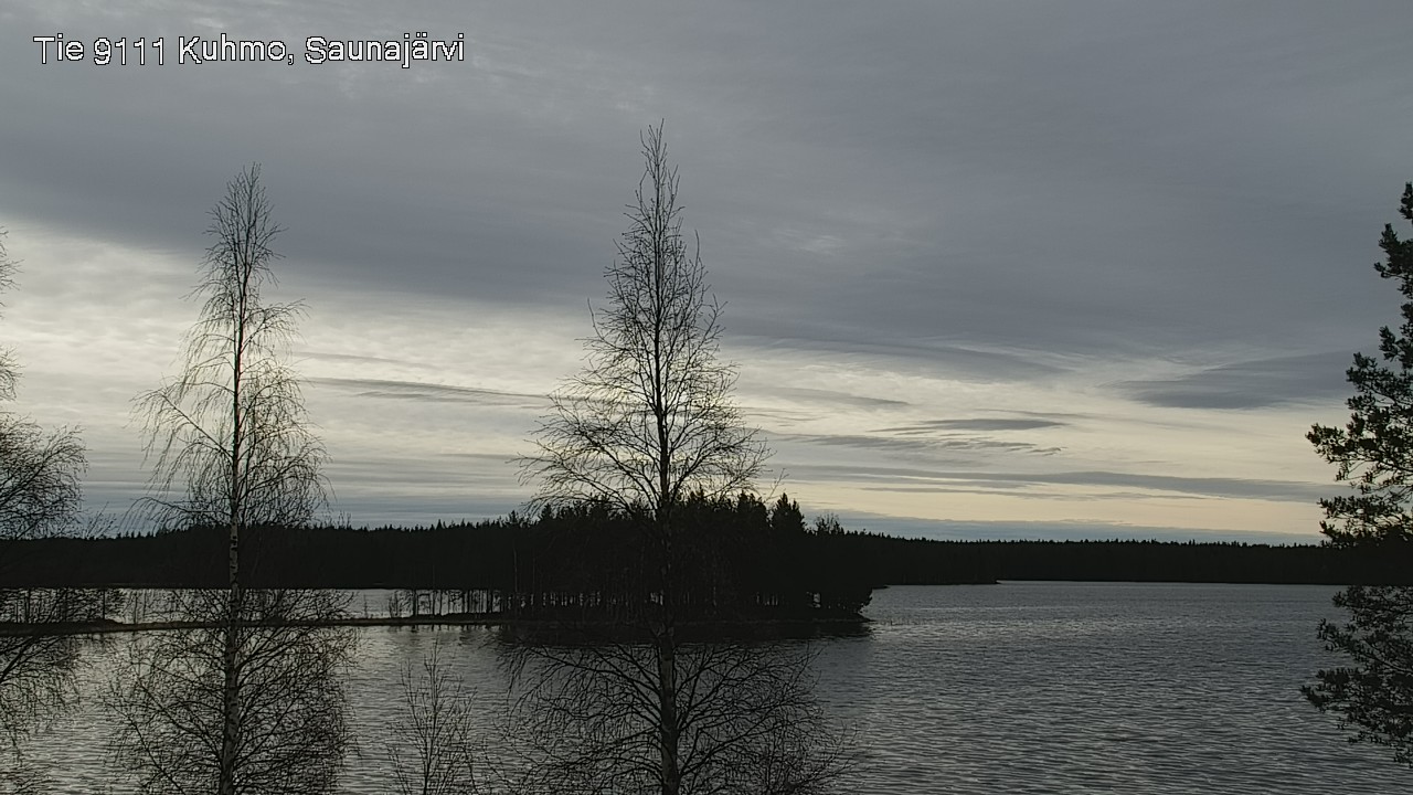 Weather Camera Image Väg 9111 Kuhmo, Saunajärvi, Kuhmo, Kainuu