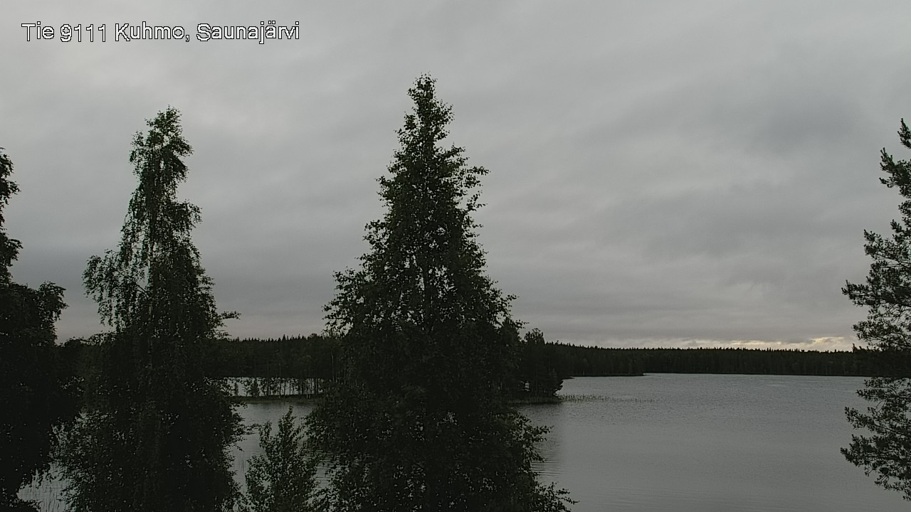 Weather Camera Image Väg 9111 Kuhmo, Saunajärvi, Kuhmo, Kainuu