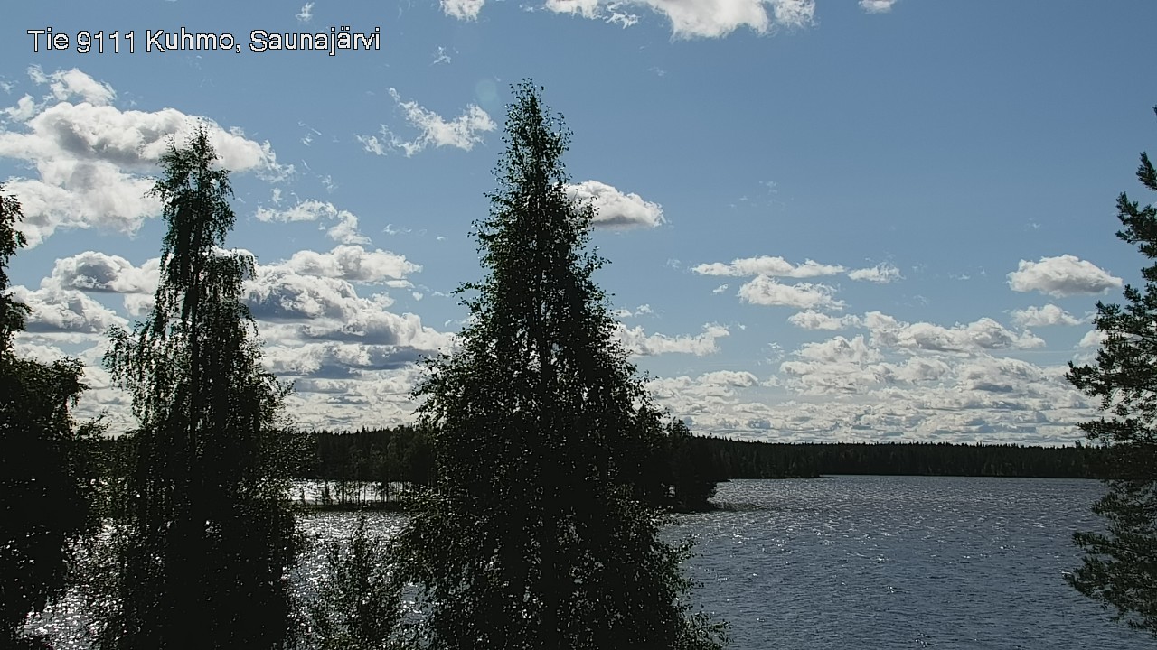 Kelikamerat Kuva Tie 9111 Kuhmo, Saunajärvi, Kuhmo, Kainuu