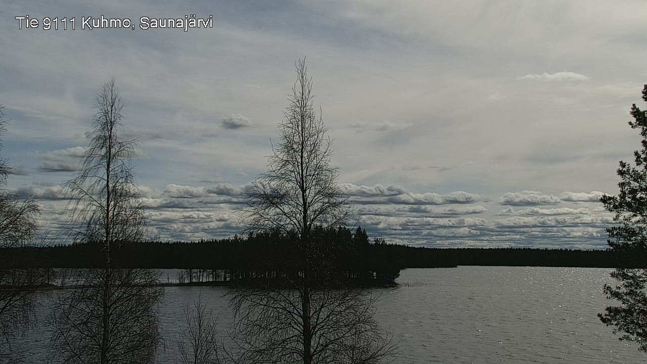 Weather Camera Image Väg 9111 Kuhmo, Saunajärvi, Kuhmo, Kainuu