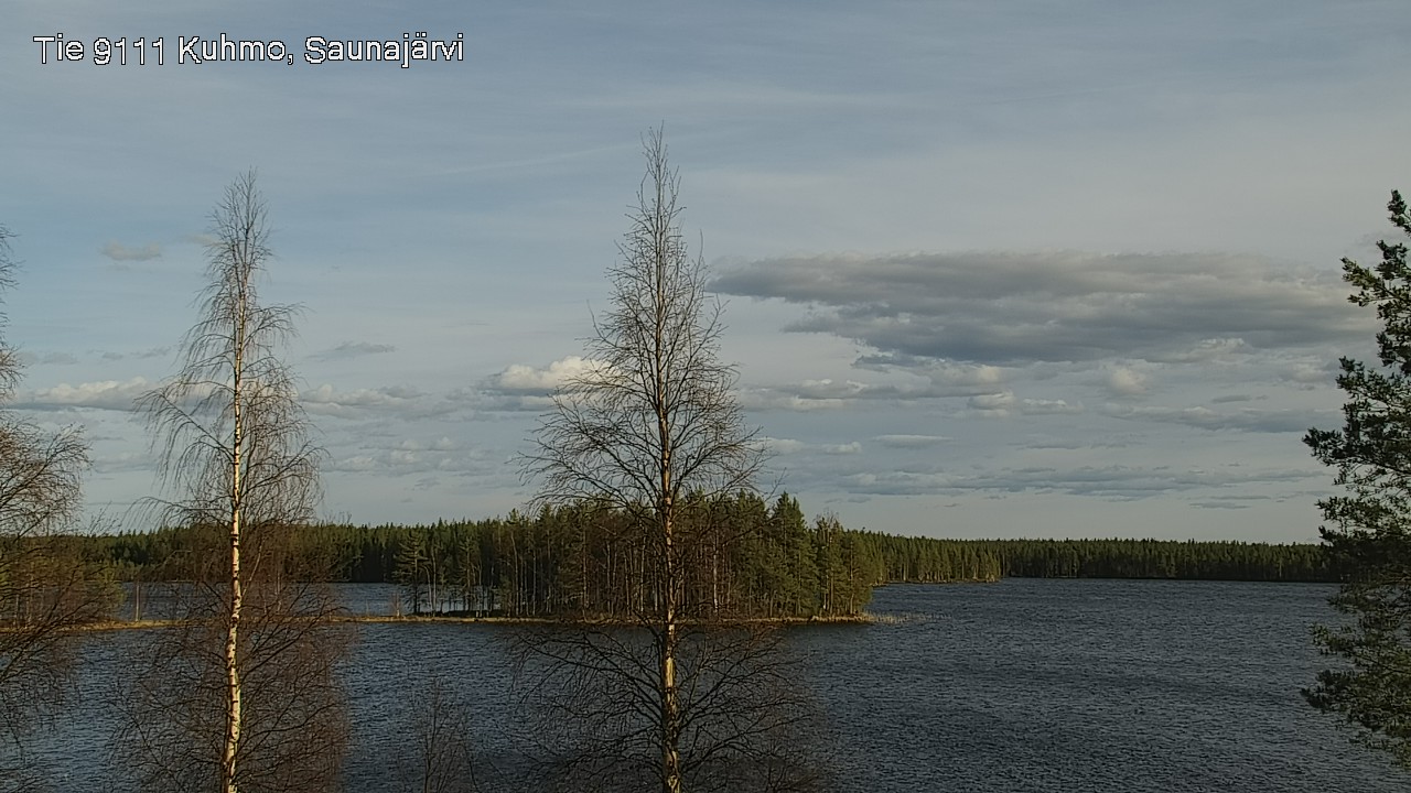 Weather Camera Image Väg 9111 Kuhmo, Saunajärvi, Kuhmo, Kainuu