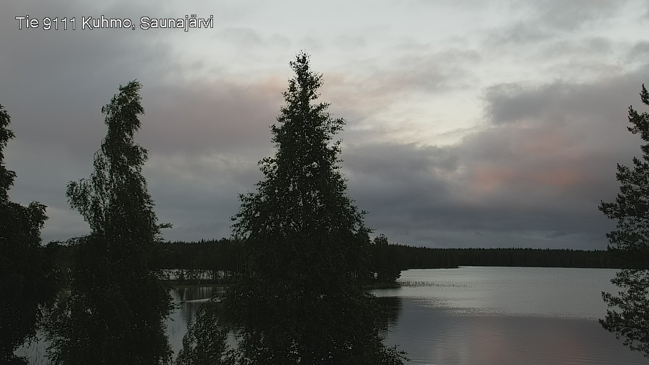 Weather Camera Image Väg 9111 Kuhmo, Saunajärvi, Kuhmo, Kainuu