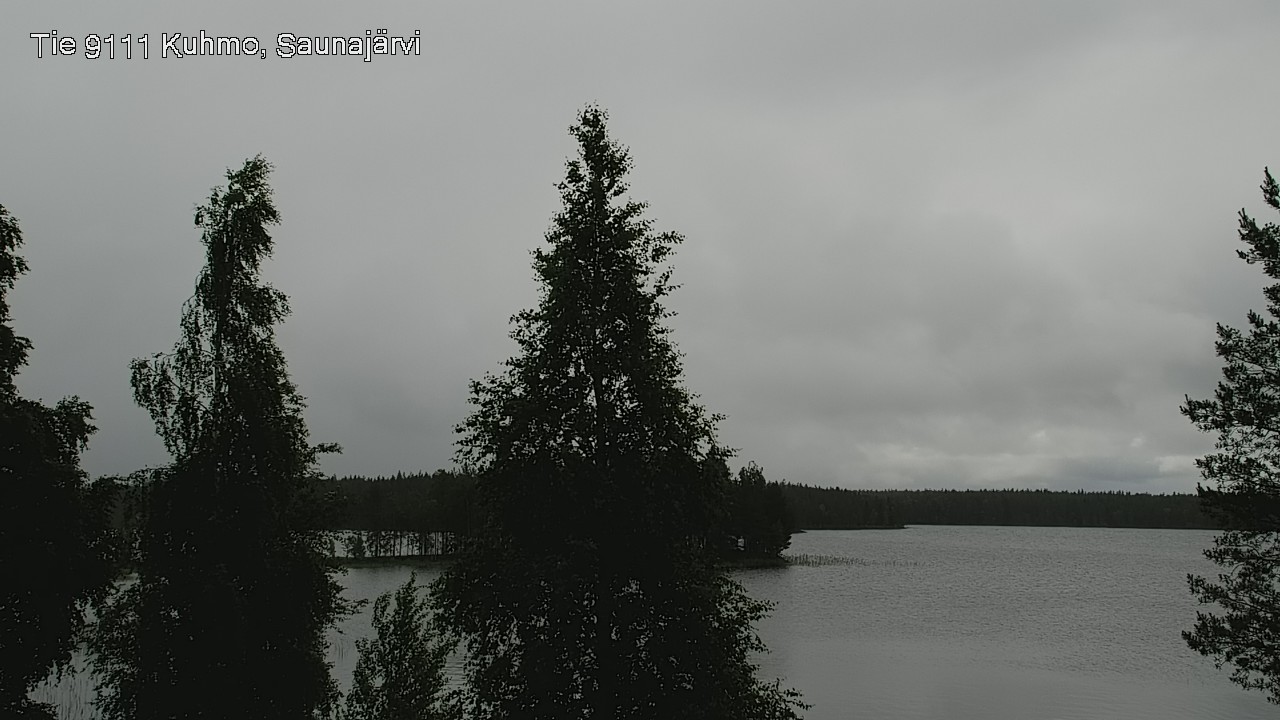 Weather Camera Image Väg 9111 Kuhmo, Saunajärvi, Kuhmo, Kainuu