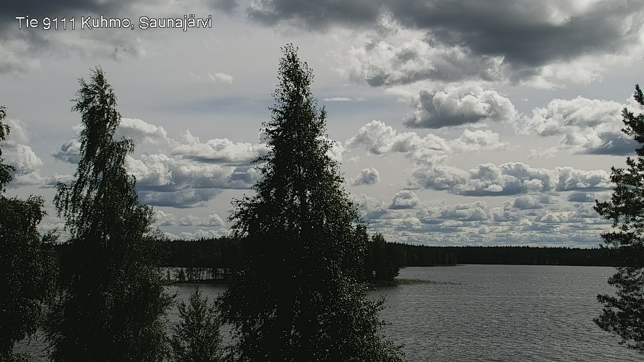 Weather Camera Image Väg 9111 Kuhmo, Saunajärvi, Kuhmo, Kainuu