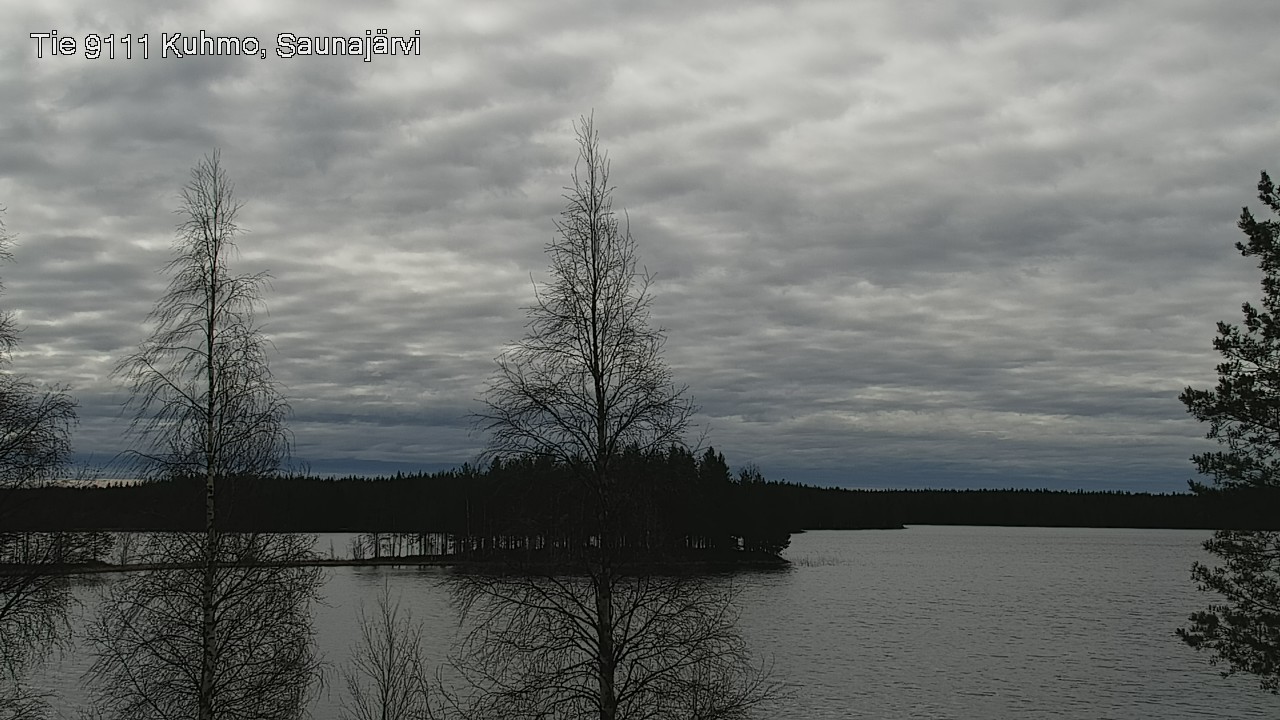 Weather Camera Image Väg 9111 Kuhmo, Saunajärvi, Kuhmo, Kainuu