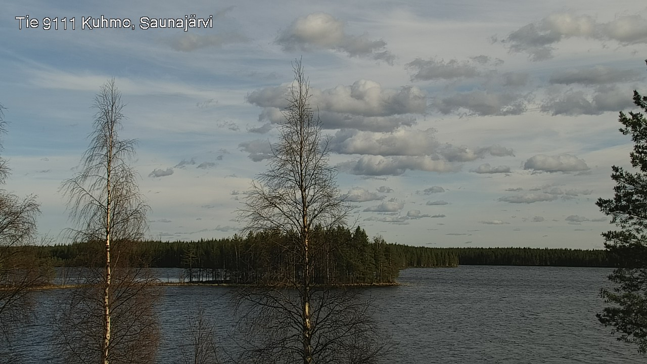 Weather Camera Image Väg 9111 Kuhmo, Saunajärvi, Kuhmo, Kainuu