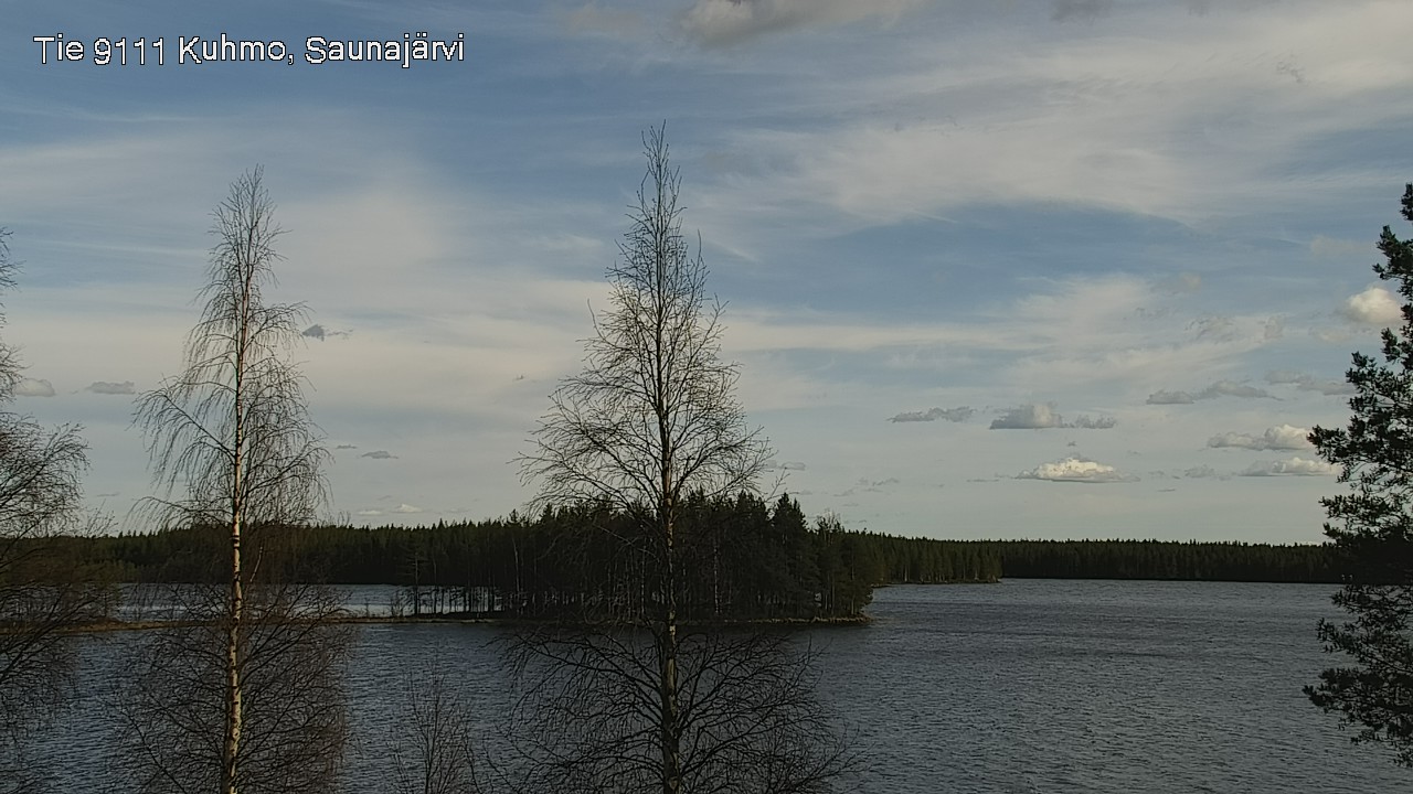 Weather Camera Image Väg 9111 Kuhmo, Saunajärvi, Kuhmo, Kainuu