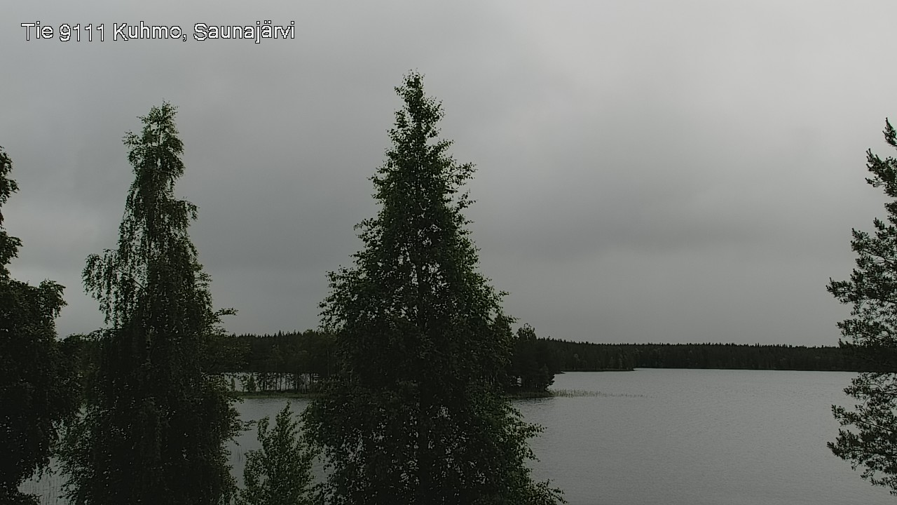 Weather Camera Image Väg 9111 Kuhmo, Saunajärvi, Kuhmo, Kainuu