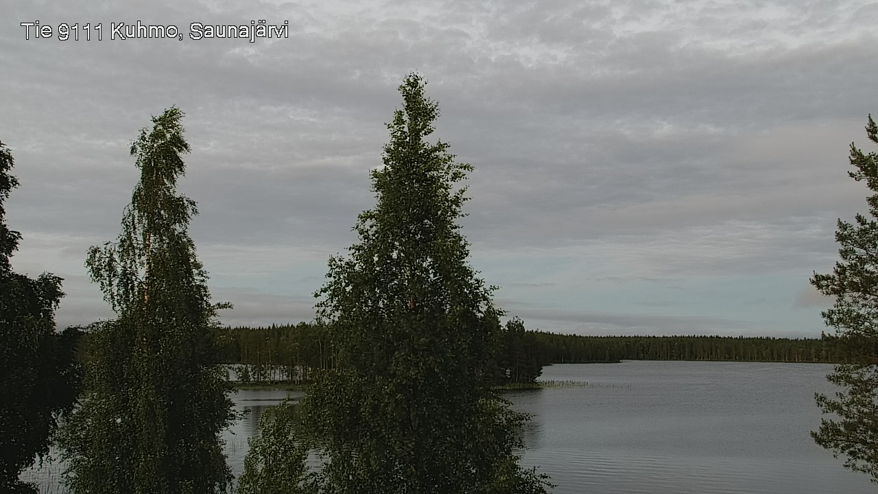 Weather Camera Image Väg 9111 Kuhmo, Saunajärvi, Kuhmo, Kainuu