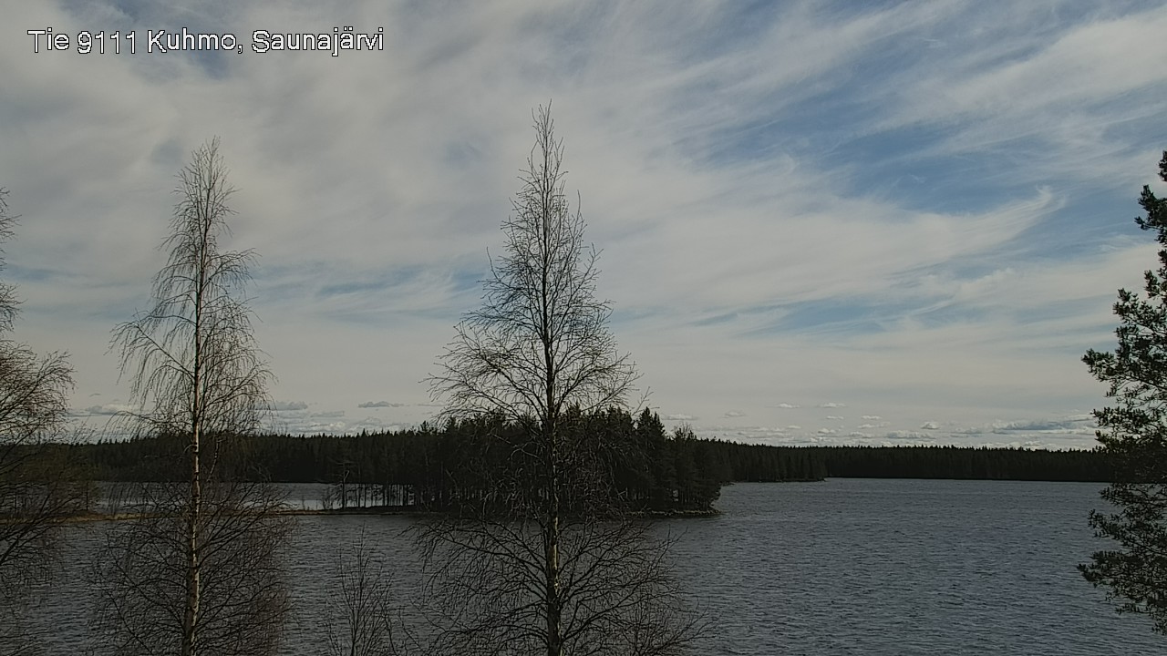 Weather Camera Image Väg 9111 Kuhmo, Saunajärvi, Kuhmo, Kainuu