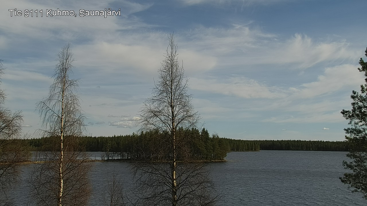 Weather Camera Image Väg 9111 Kuhmo, Saunajärvi, Kuhmo, Kainuu