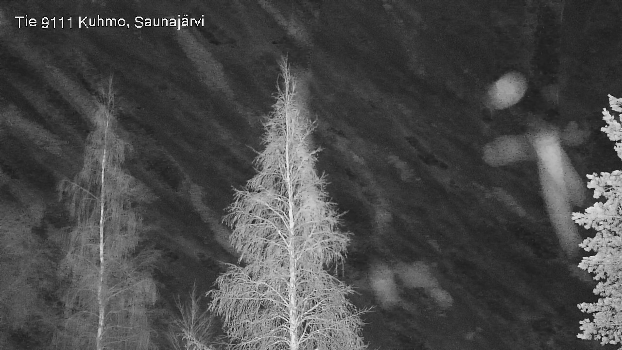 Weather Camera Image Road 9111 Kuhmo, Saunajärvi, Kuhmo, Kainuu