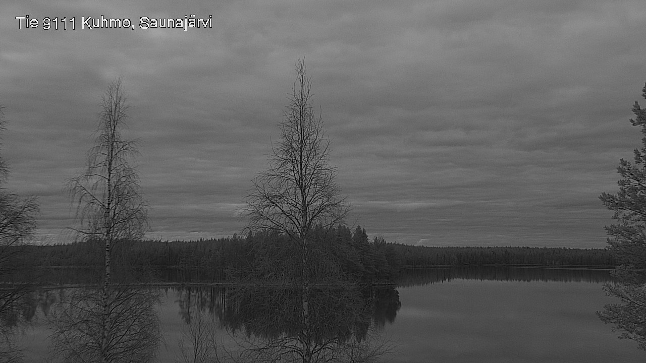 Weather Camera Image Väg 9111 Kuhmo, Saunajärvi, Kuhmo, Kainuu