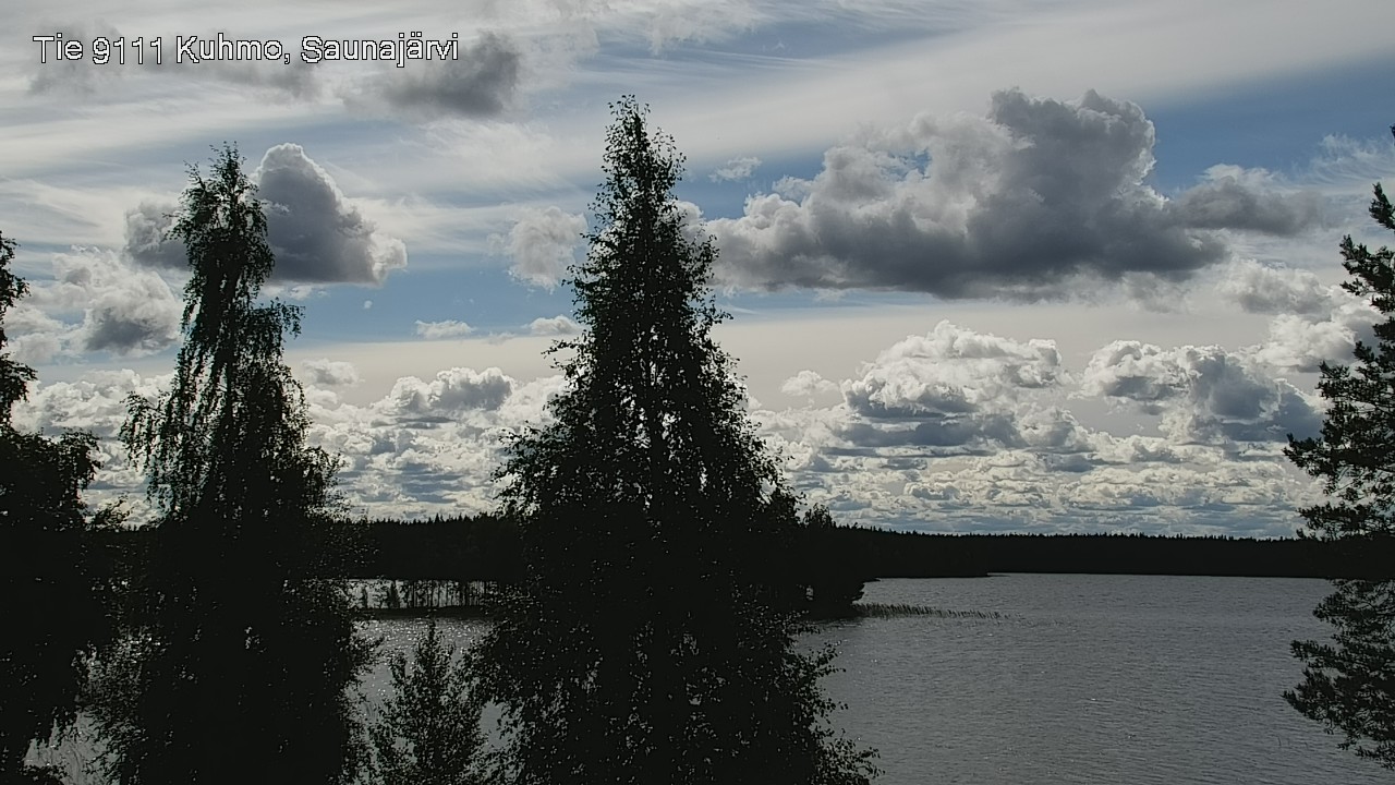 Weather Camera Image Road 9111 Kuhmo, Saunajärvi, Kuhmo, Kainuu