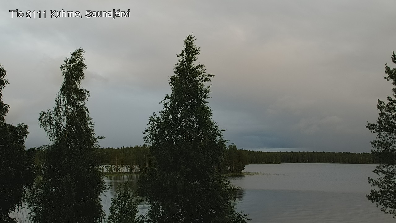 Weather Camera Image Väg 9111 Kuhmo, Saunajärvi, Kuhmo, Kainuu