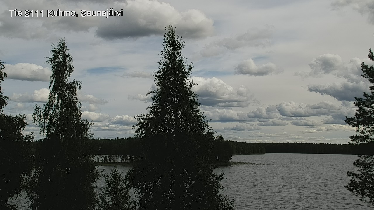 Weather Camera Image Väg 9111 Kuhmo, Saunajärvi, Kuhmo, Kainuu