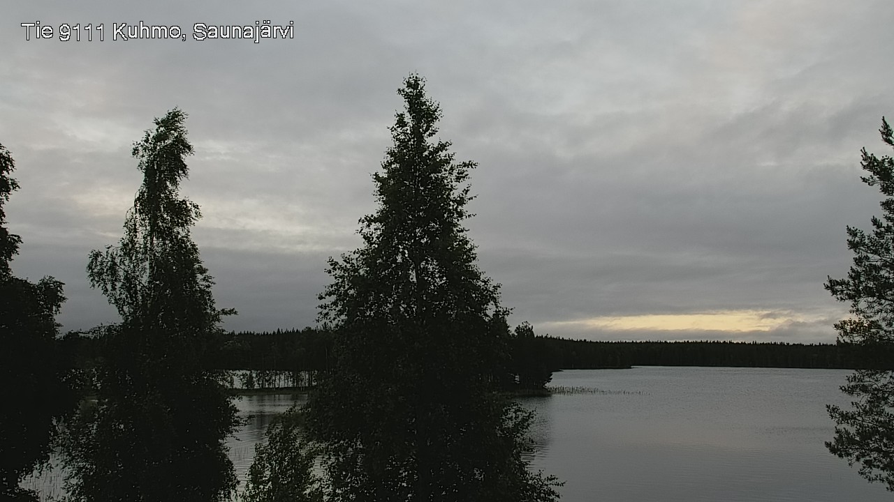 Weather Camera Image Väg 9111 Kuhmo, Saunajärvi, Kuhmo, Kainuu