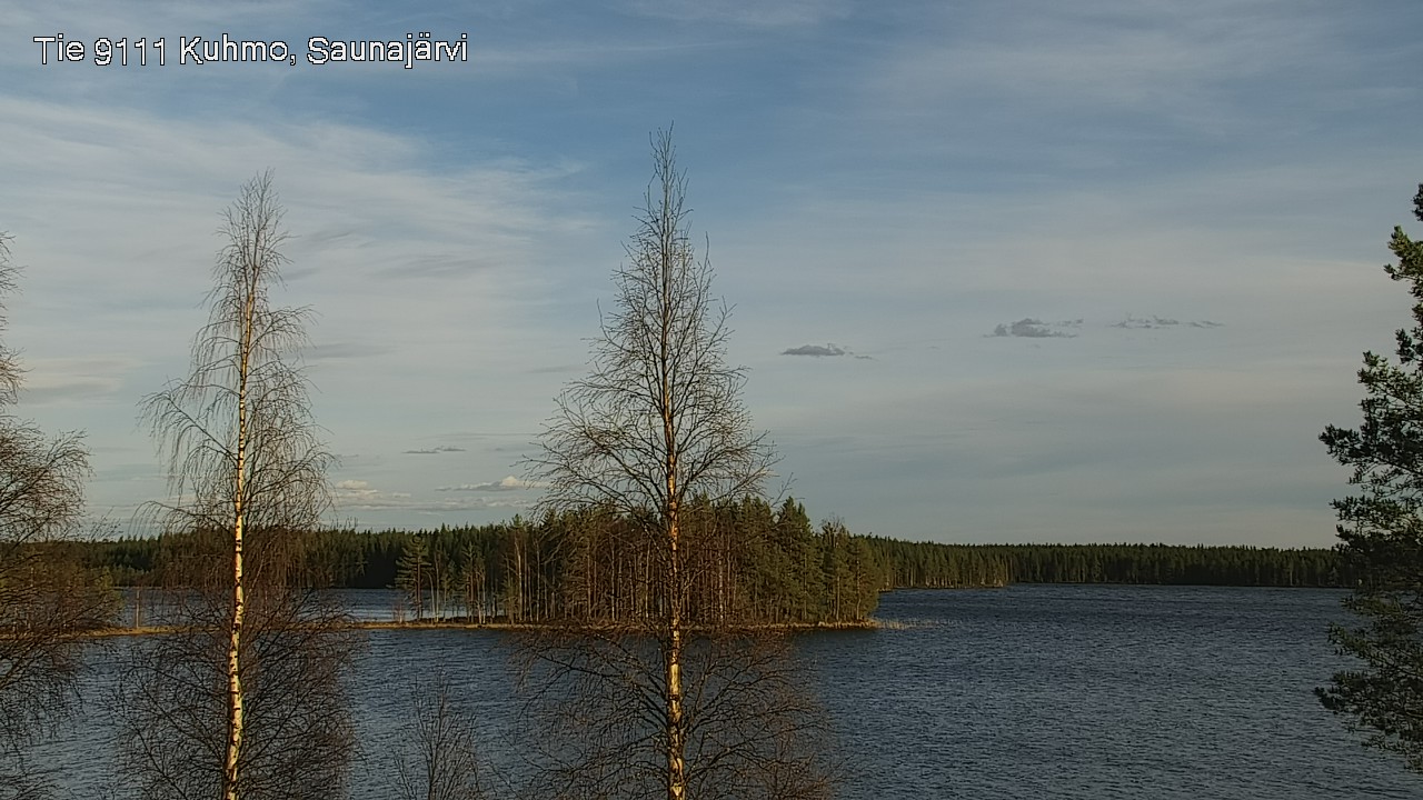 Weather Camera Image Väg 9111 Kuhmo, Saunajärvi, Kuhmo, Kainuu