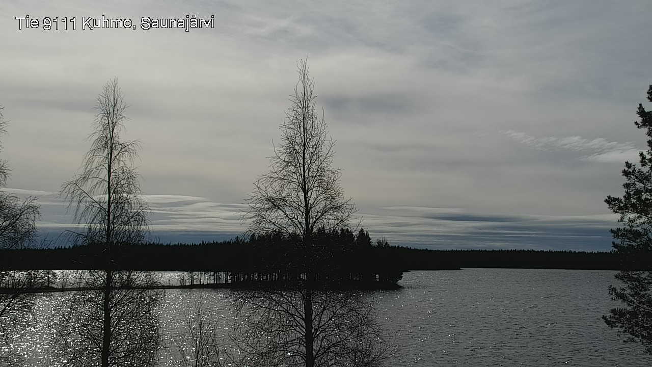 Weather Camera Image Väg 9111 Kuhmo, Saunajärvi, Kuhmo, Kainuu