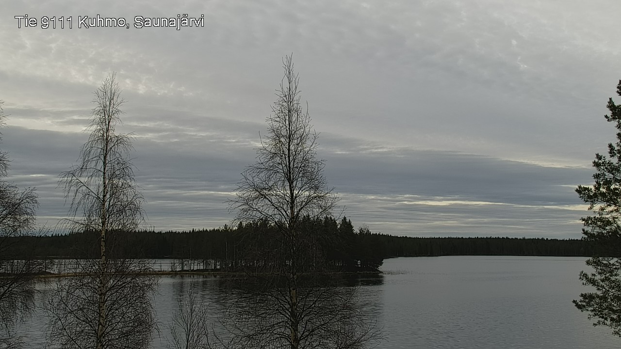 Weather Camera Image Väg 9111 Kuhmo, Saunajärvi, Kuhmo, Kainuu