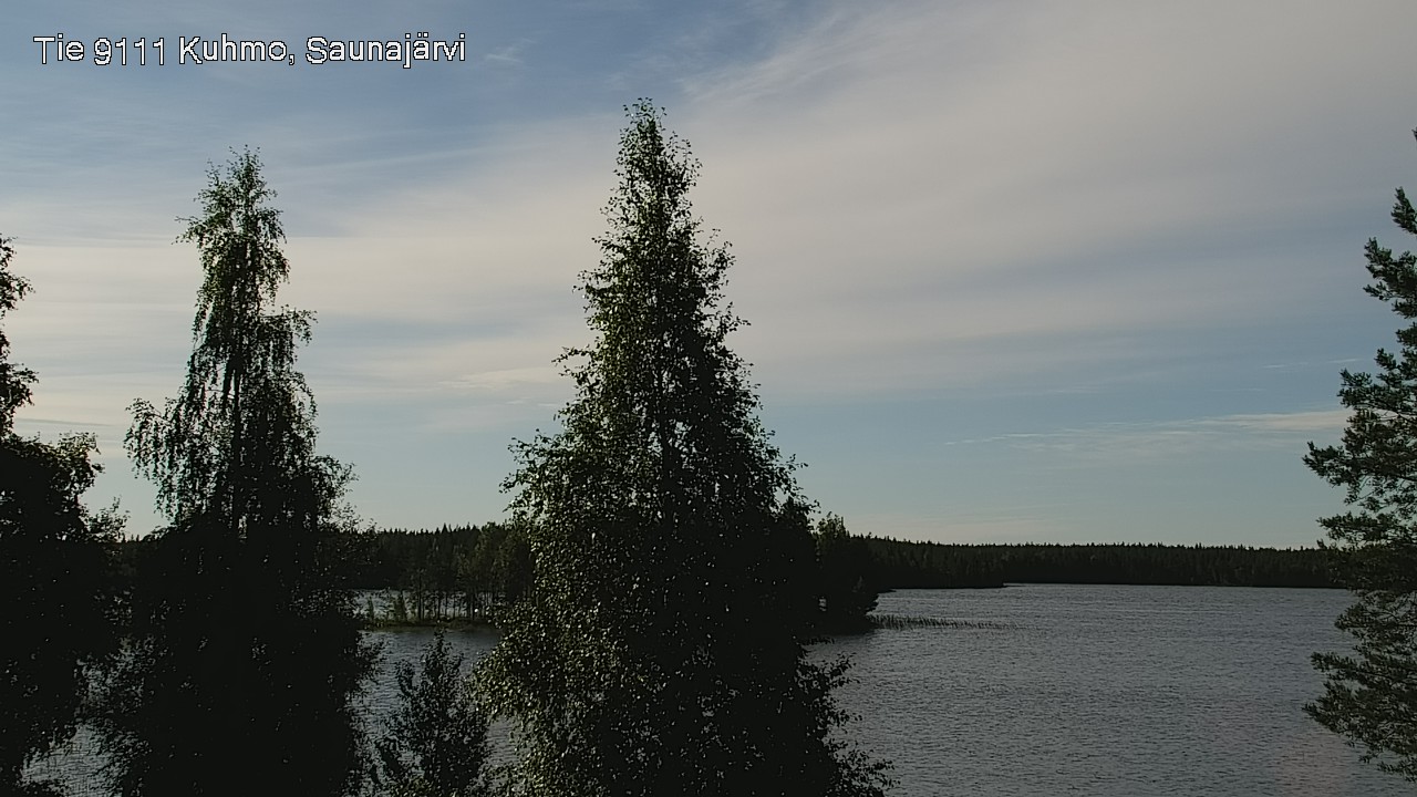 Weather Camera Image Road 9111 Kuhmo, Saunajärvi, Kuhmo, Kainuu