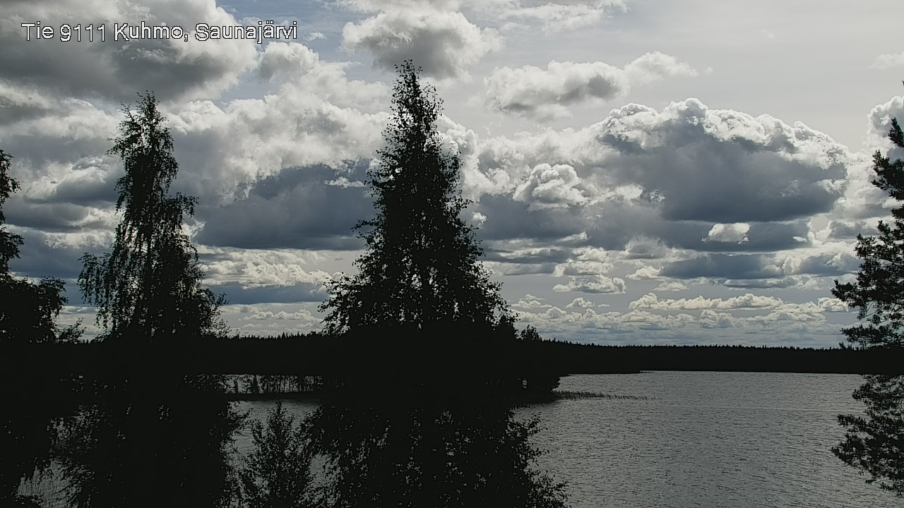 Weather Camera Image Väg 9111 Kuhmo, Saunajärvi, Kuhmo, Kainuu