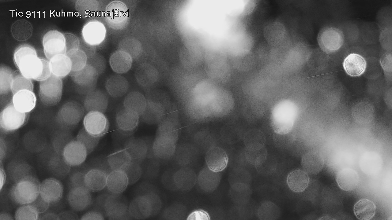 Weather Camera Image Road 9111 Kuhmo, Saunajärvi, Kuhmo, Kainuu