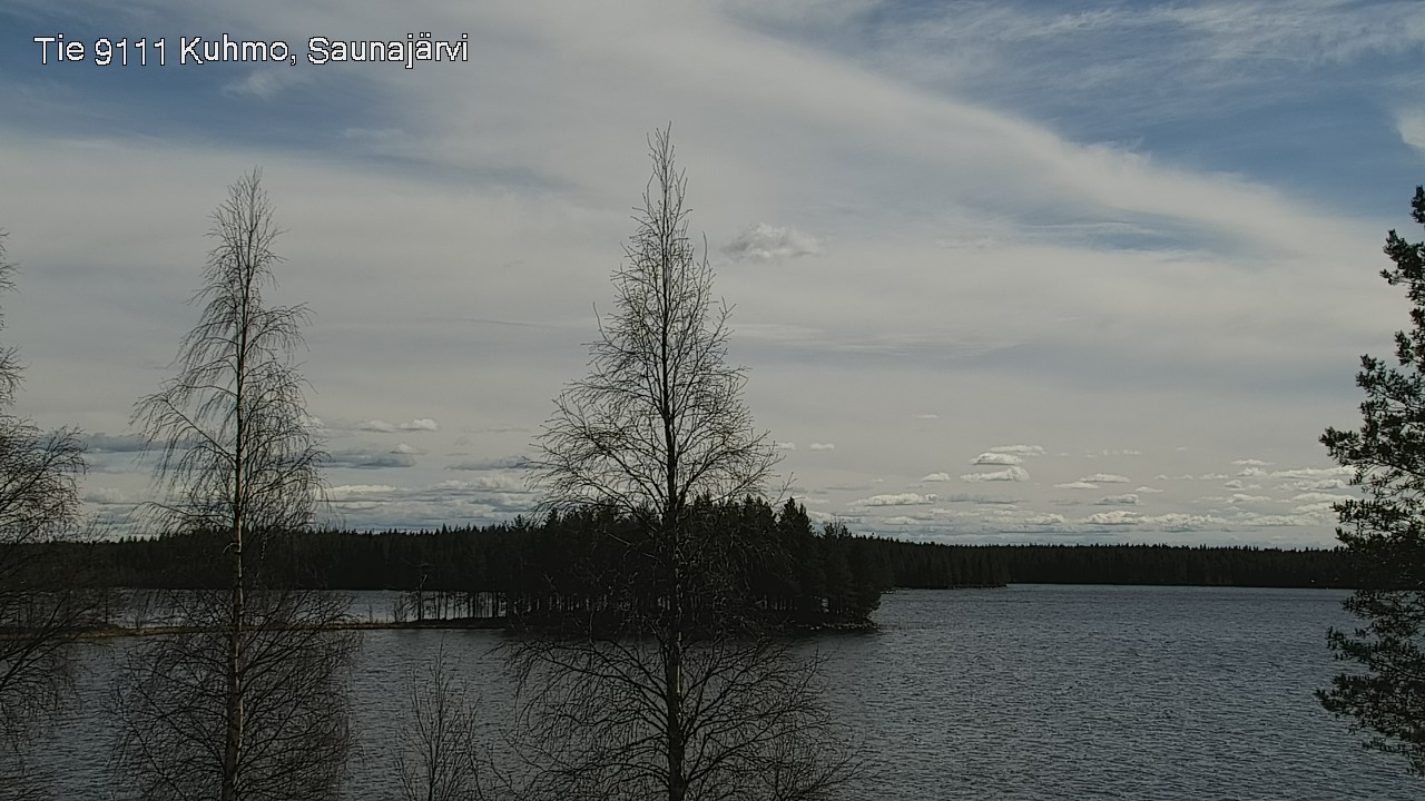 Weather Camera Image Väg 9111 Kuhmo, Saunajärvi, Kuhmo, Kainuu
