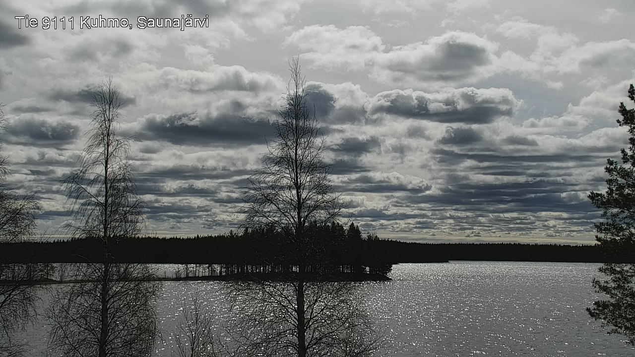 Weather Camera Image Väg 9111 Kuhmo, Saunajärvi, Kuhmo, Kainuu