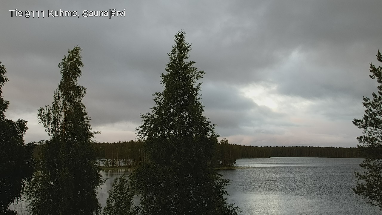 Weather Camera Image Väg 9111 Kuhmo, Saunajärvi, Kuhmo, Kainuu