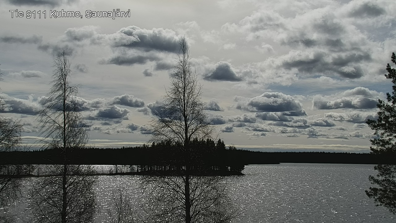 Weather Camera Image Väg 9111 Kuhmo, Saunajärvi, Kuhmo, Kainuu