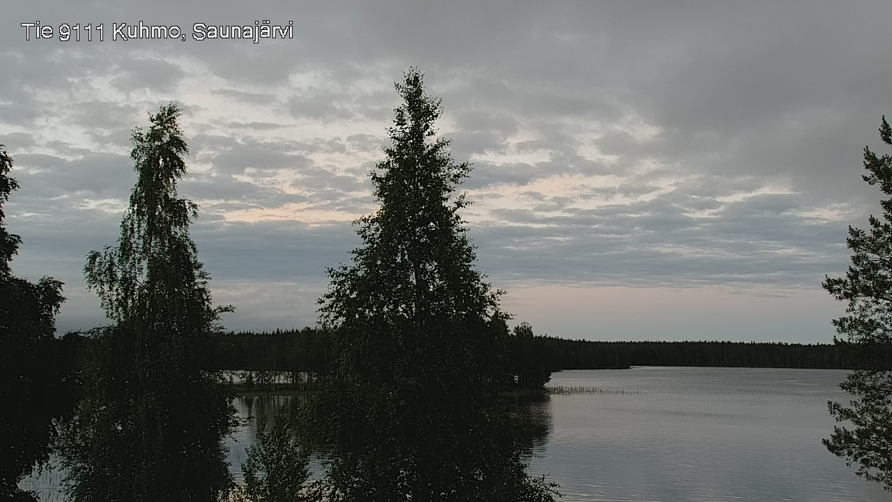Weather Camera Image Väg 9111 Kuhmo, Saunajärvi, Kuhmo, Kainuu