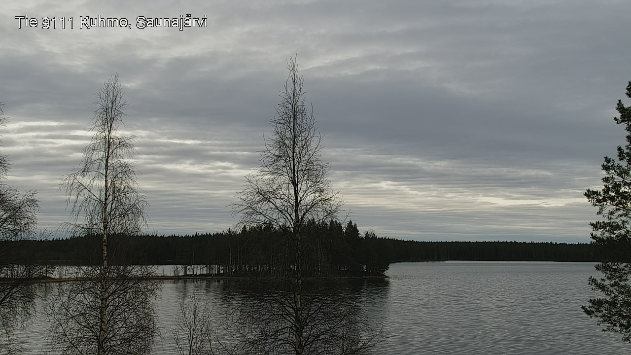 Weather Camera Image Väg 9111 Kuhmo, Saunajärvi, Kuhmo, Kainuu