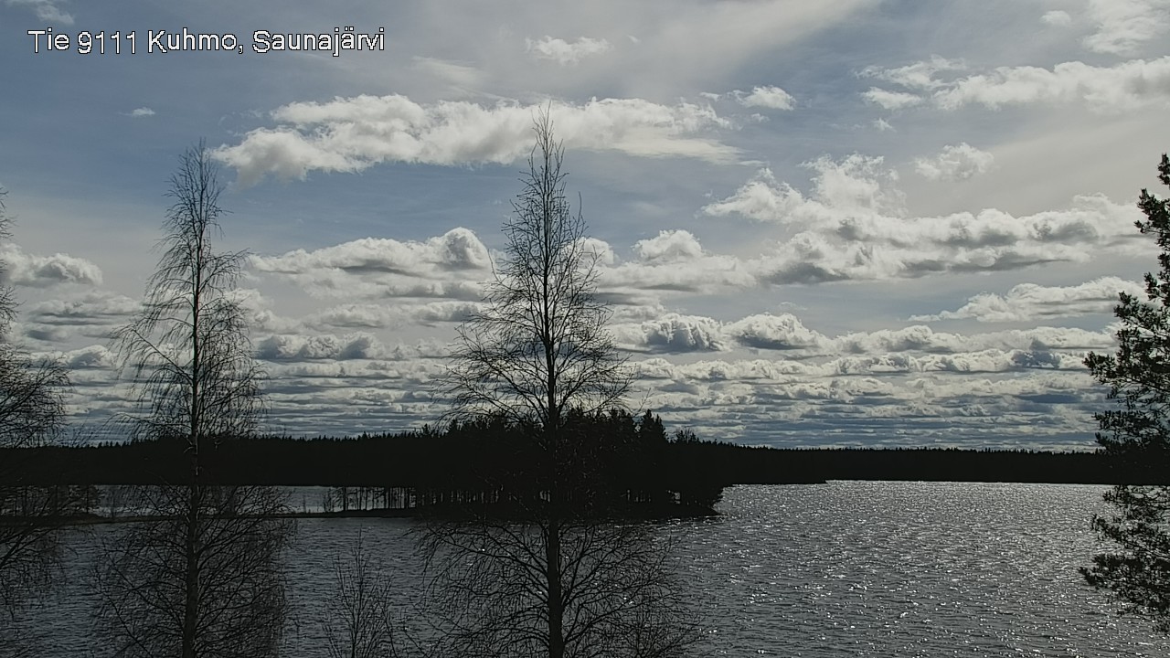 Weather Camera Image Väg 9111 Kuhmo, Saunajärvi, Kuhmo, Kainuu