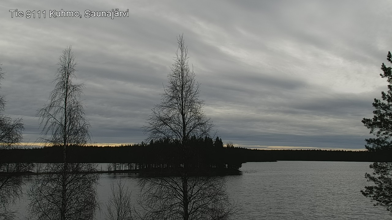 Weather Camera Image Väg 9111 Kuhmo, Saunajärvi, Kuhmo, Kainuu
