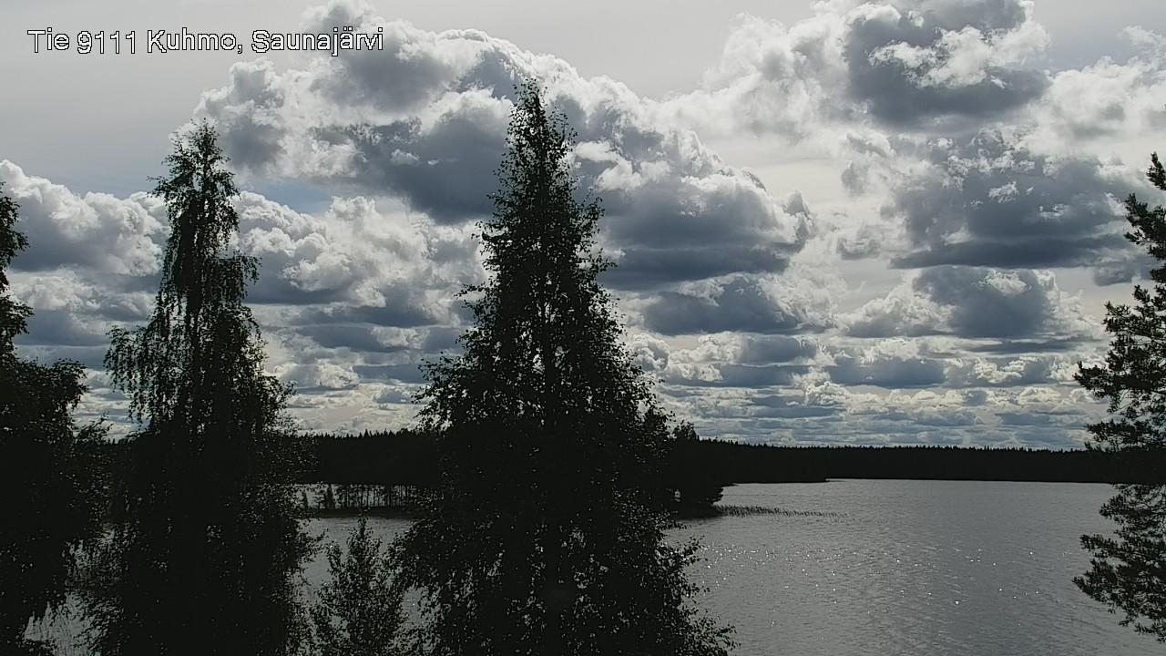 Weather Camera Image Road 9111 Kuhmo, Saunajärvi, Kuhmo, Kainuu
