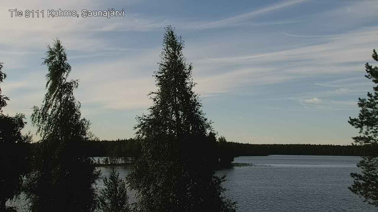 Weather Camera Image Road 9111 Kuhmo, Saunajärvi, Kuhmo, Kainuu