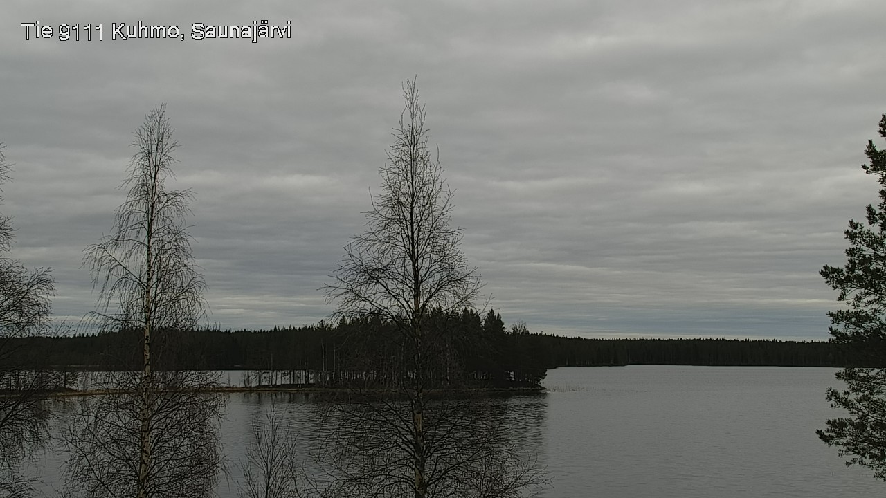 Weather Camera Image Väg 9111 Kuhmo, Saunajärvi, Kuhmo, Kainuu