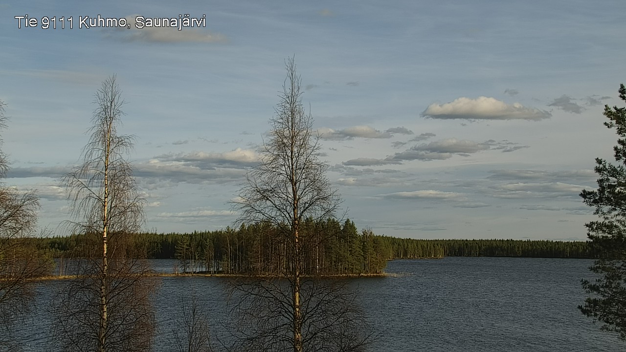 Weather Camera Image Väg 9111 Kuhmo, Saunajärvi, Kuhmo, Kainuu