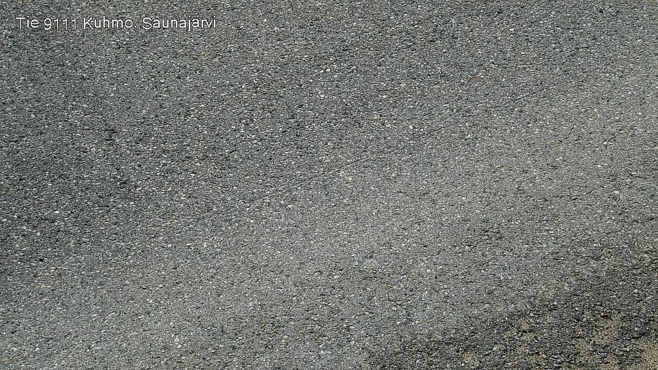 Weather Camera Image Väg 9111 Kuhmo, Saunajärvi, Kuhmo, Kainuu
