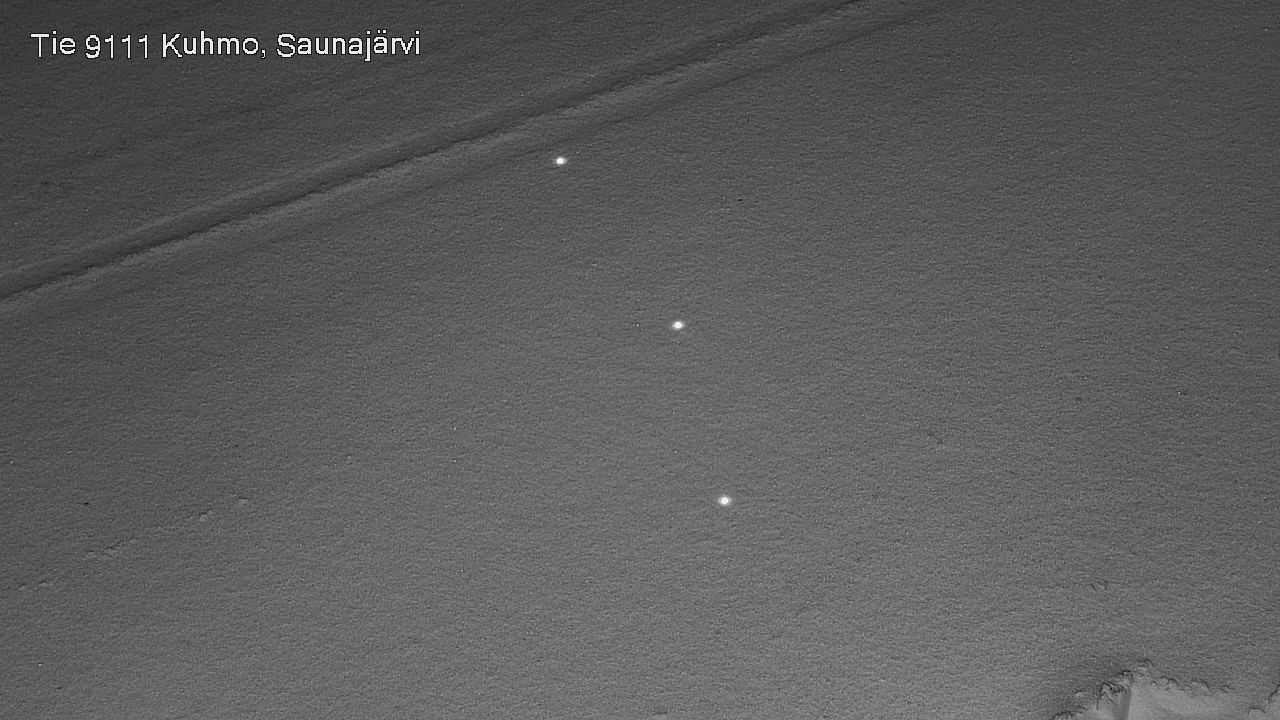 Weather Camera Image Väg 9111 Kuhmo, Saunajärvi, Kuhmo, Kainuu