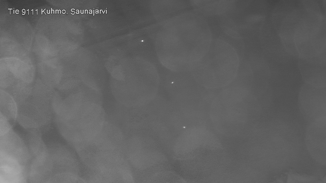 Weather Camera Image Väg 9111 Kuhmo, Saunajärvi, Kuhmo, Kainuu