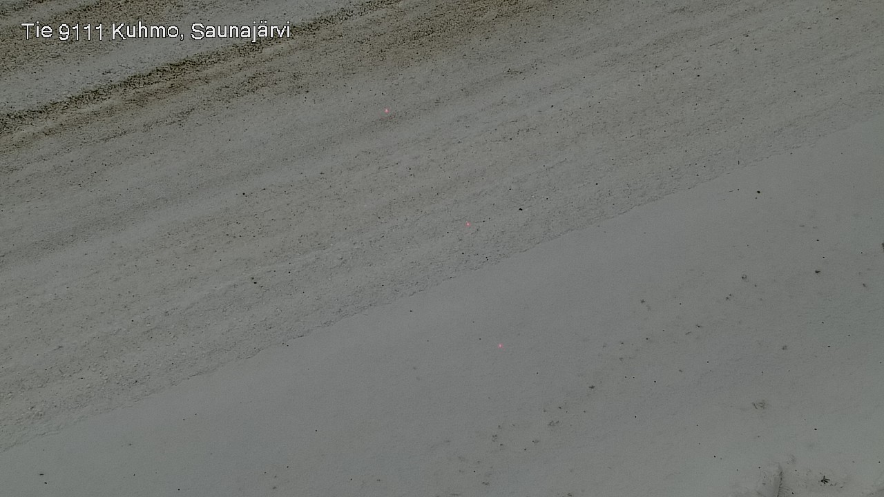 Weather Camera Image Väg 9111 Kuhmo, Saunajärvi, Kuhmo, Kainuu