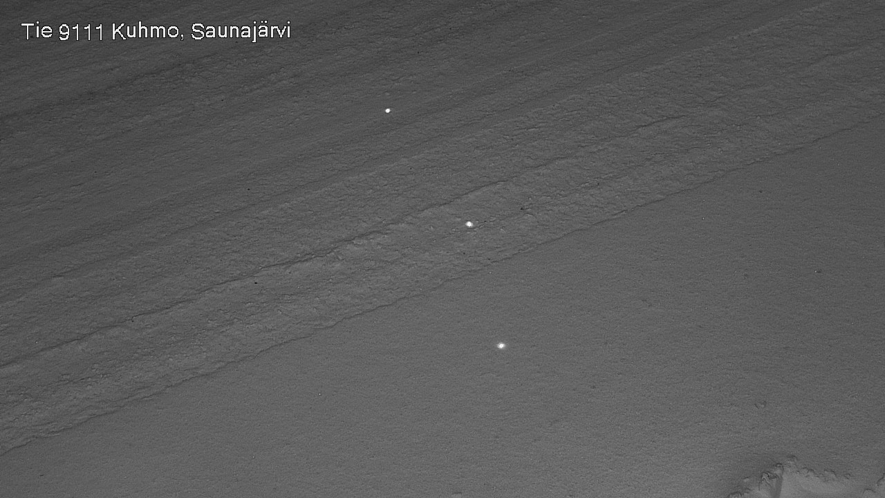 Weather Camera Image Väg 9111 Kuhmo, Saunajärvi, Kuhmo, Kainuu