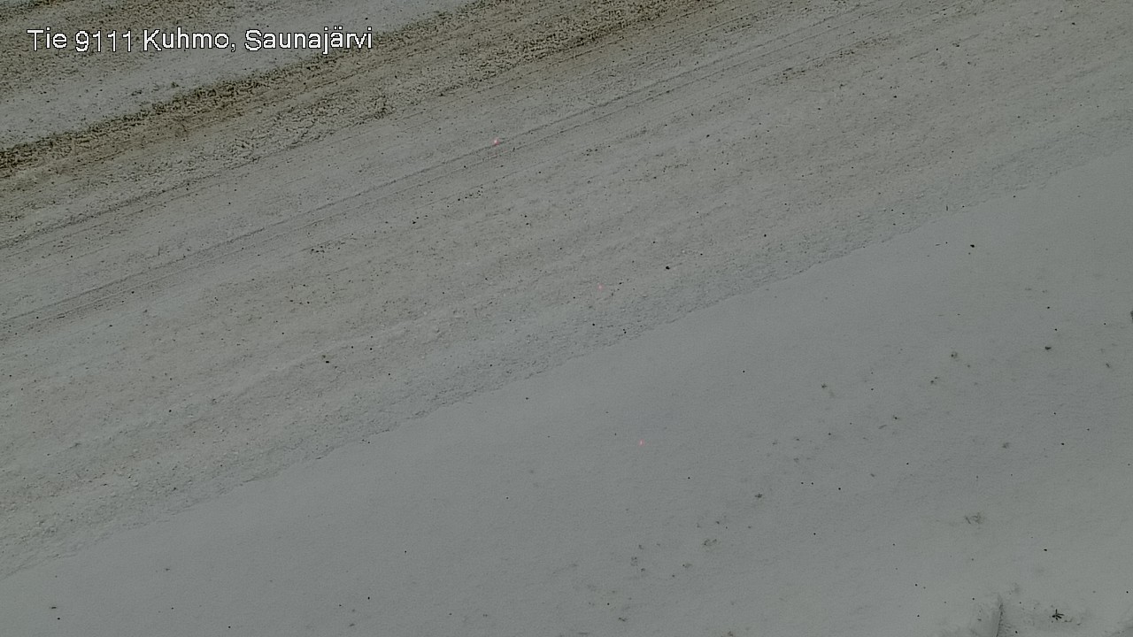 Weather Camera Image Väg 9111 Kuhmo, Saunajärvi, Kuhmo, Kainuu