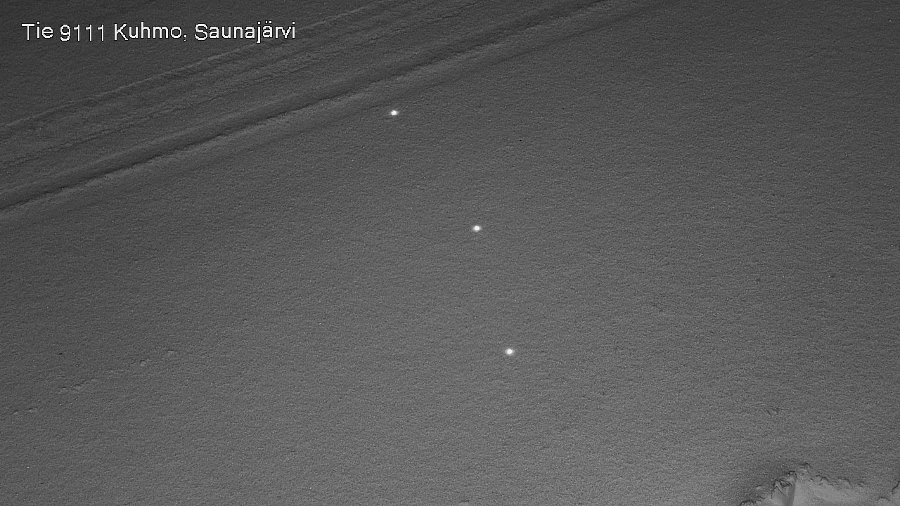 Weather Camera Image Väg 9111 Kuhmo, Saunajärvi, Kuhmo, Kainuu