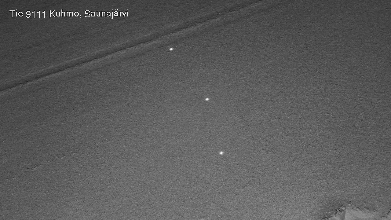 Weather Camera Image Väg 9111 Kuhmo, Saunajärvi, Kuhmo, Kainuu
