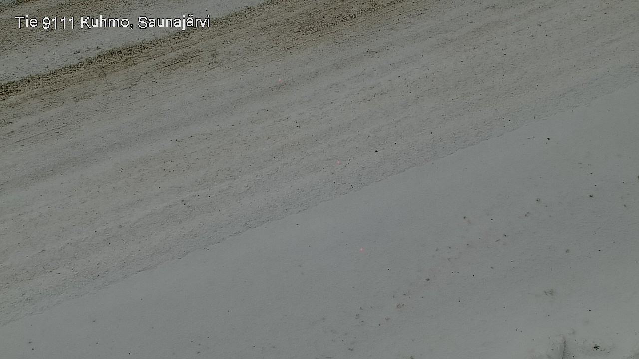 Weather Camera Image Väg 9111 Kuhmo, Saunajärvi, Kuhmo, Kainuu